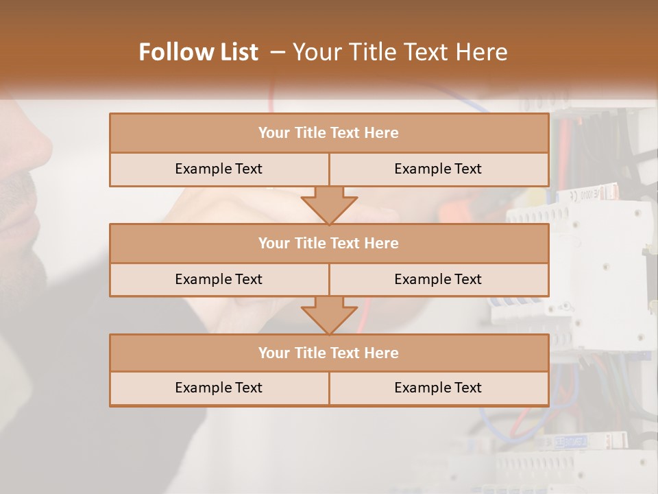 System Conditioner Electricity PowerPoint Template