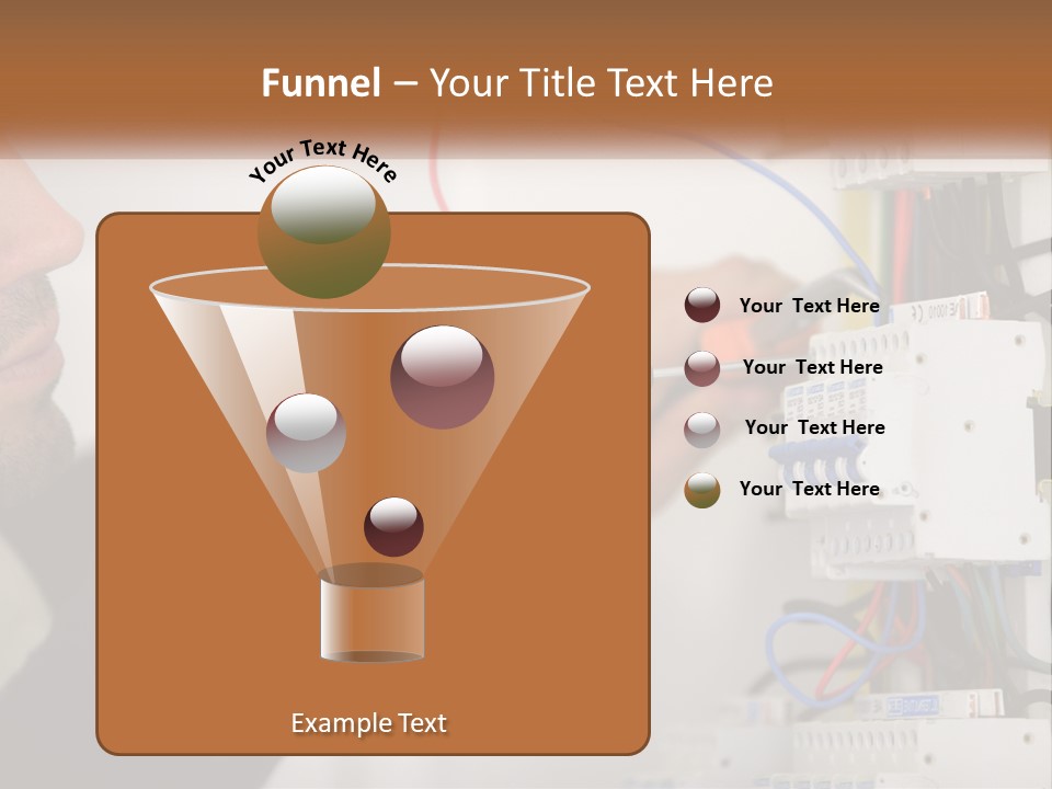 System Conditioner Electricity PowerPoint Template