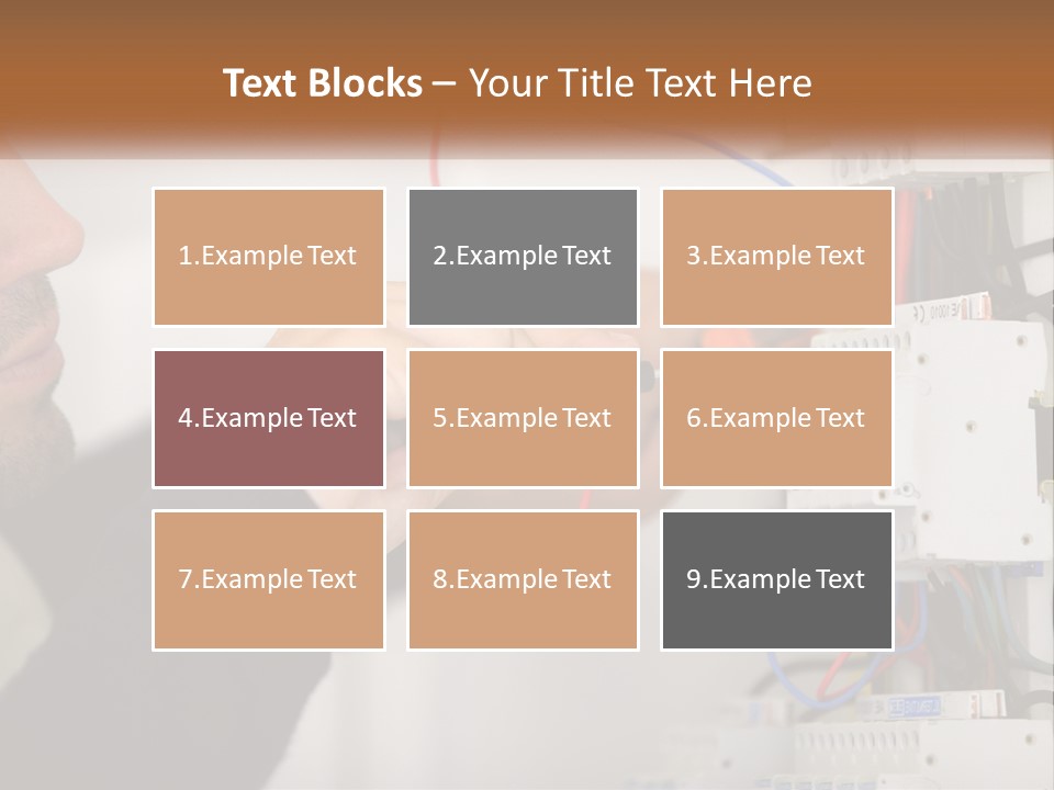 System Conditioner Electricity PowerPoint Template