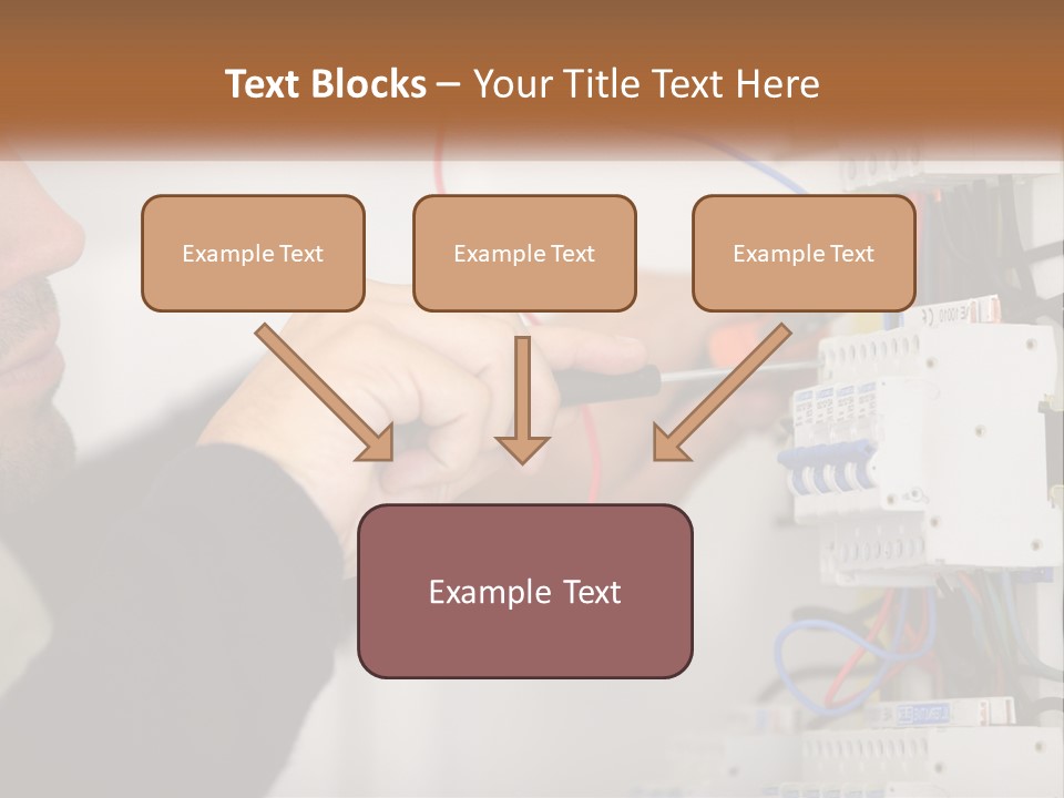 System Conditioner Electricity PowerPoint Template