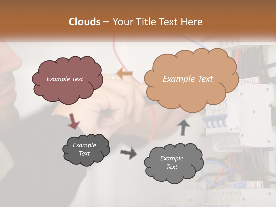 System Conditioner Electricity PowerPoint Template