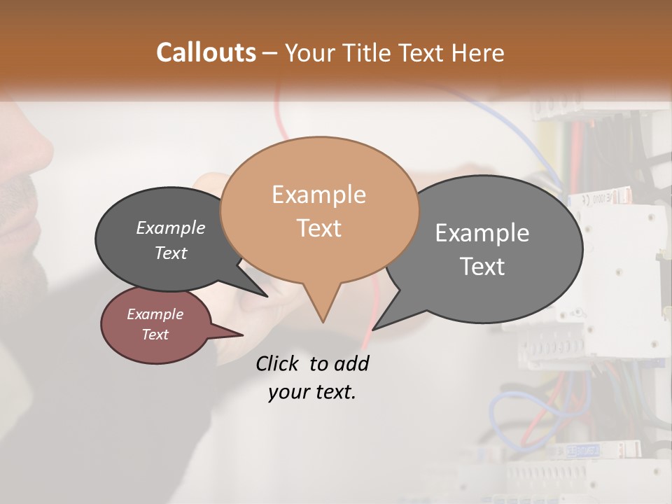 System Conditioner Electricity PowerPoint Template