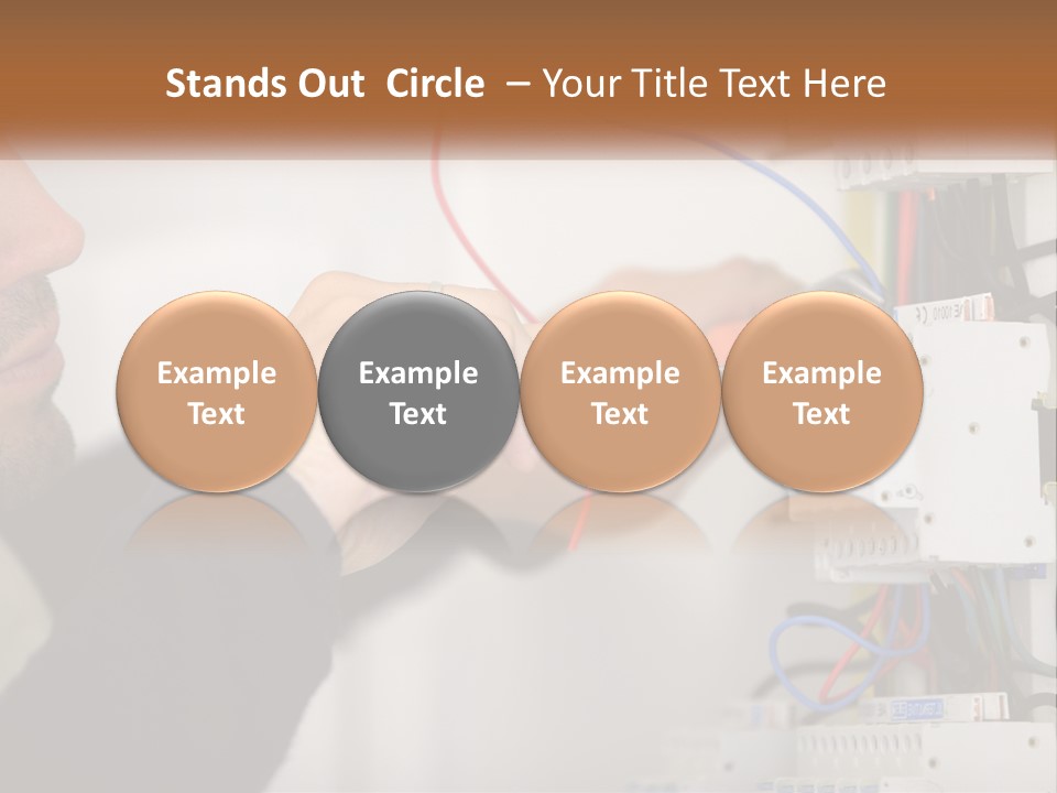 System Conditioner Electricity PowerPoint Template