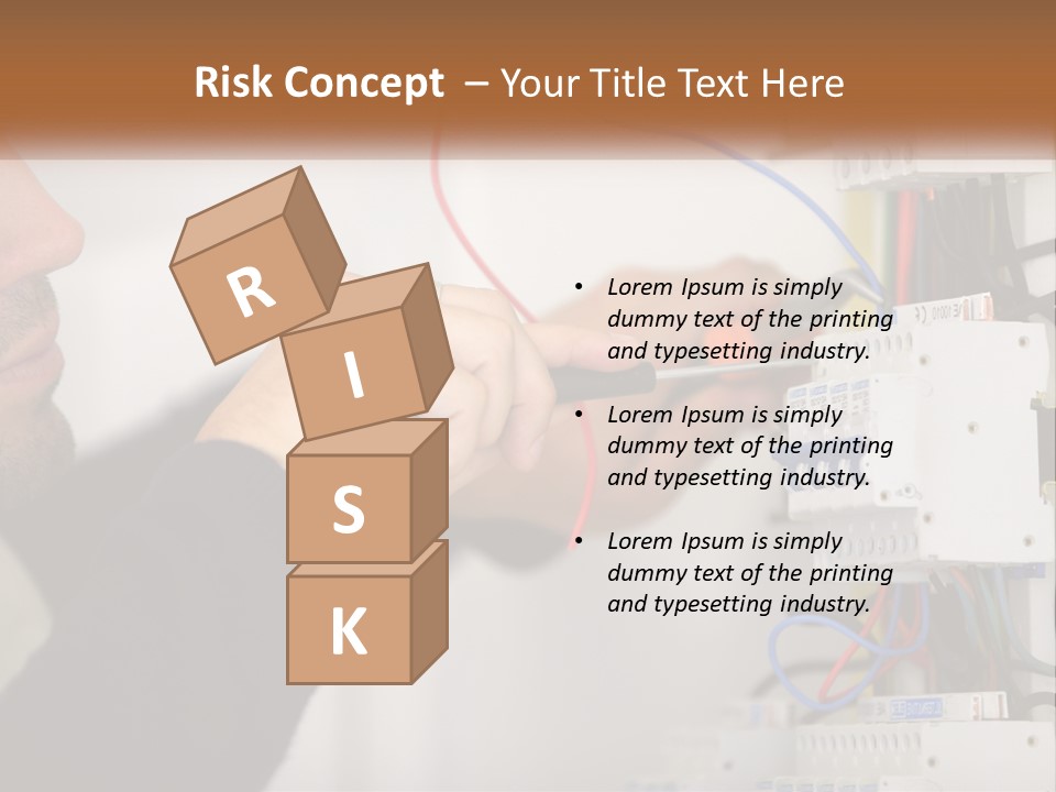 System Conditioner Electricity PowerPoint Template