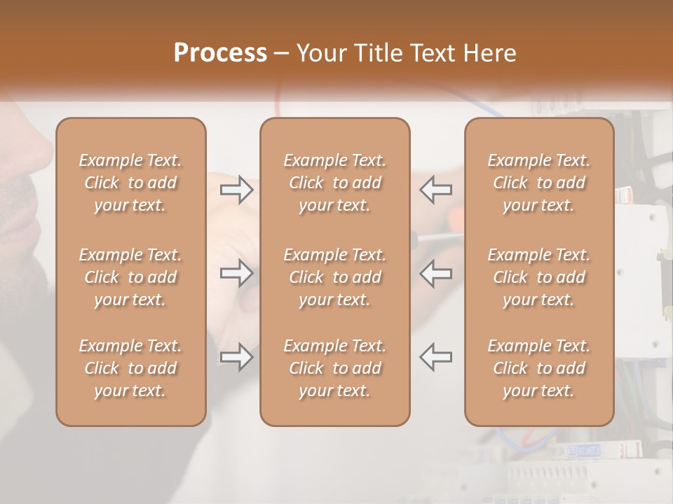System Conditioner Electricity PowerPoint Template