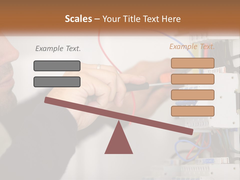 System Conditioner Electricity PowerPoint Template