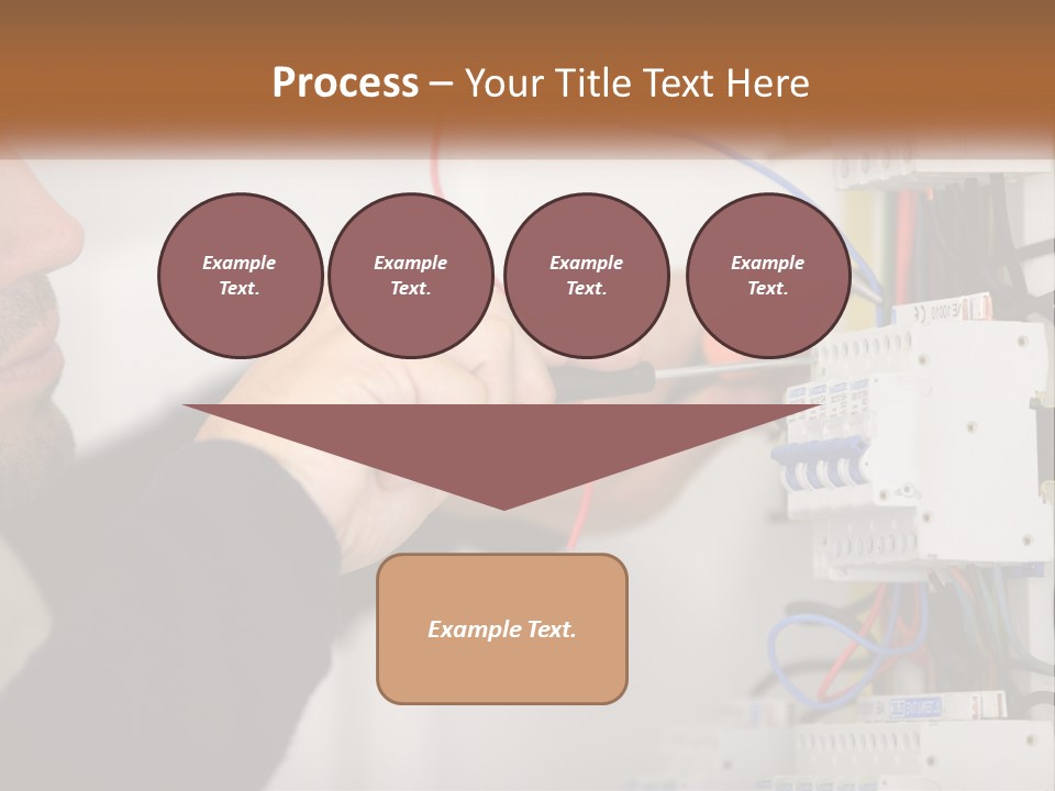 System Conditioner Electricity PowerPoint Template