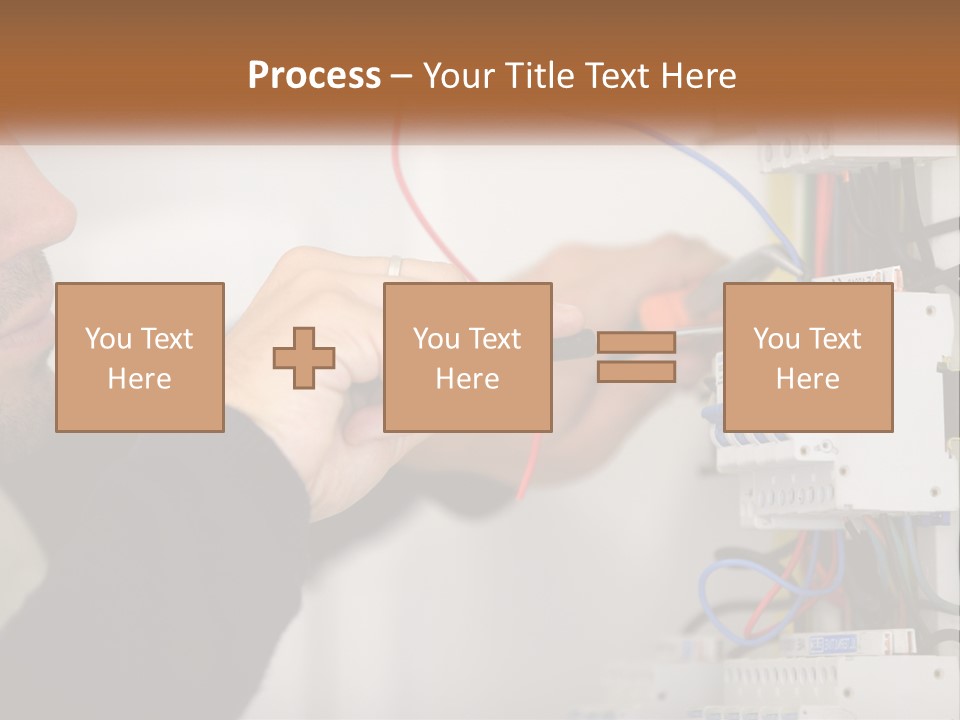 System Conditioner Electricity PowerPoint Template