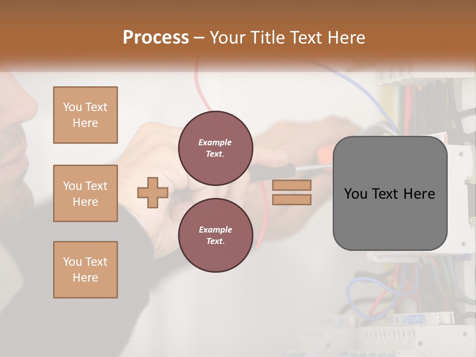 System Conditioner Electricity PowerPoint Template