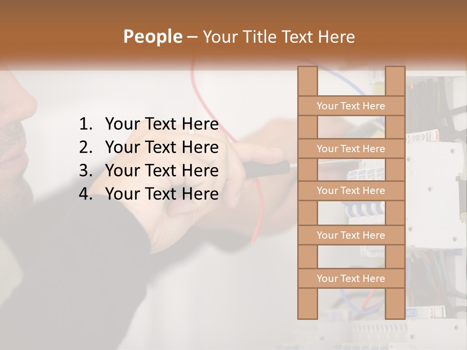 System Conditioner Electricity PowerPoint Template