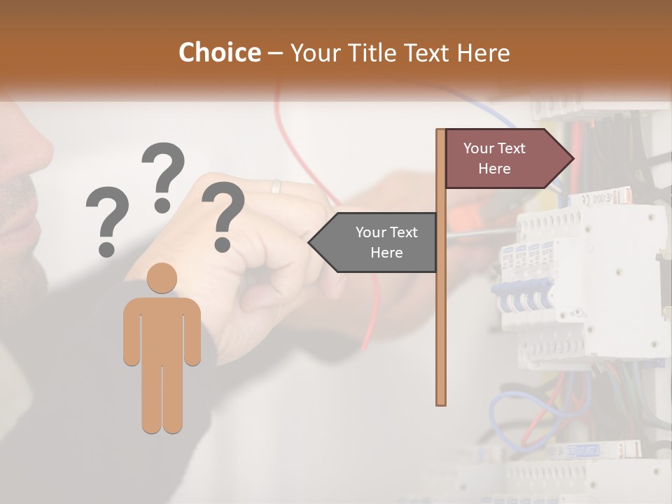 System Conditioner Electricity PowerPoint Template