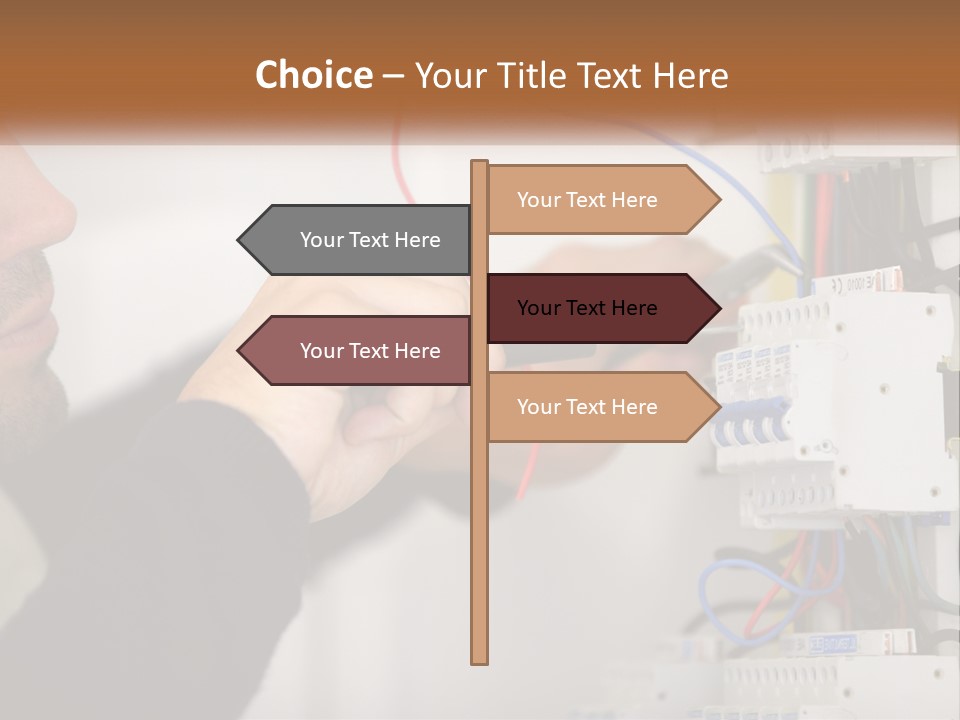 System Conditioner Electricity PowerPoint Template