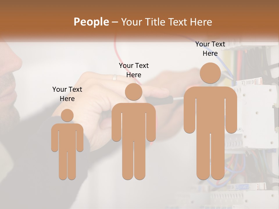 System Conditioner Electricity PowerPoint Template