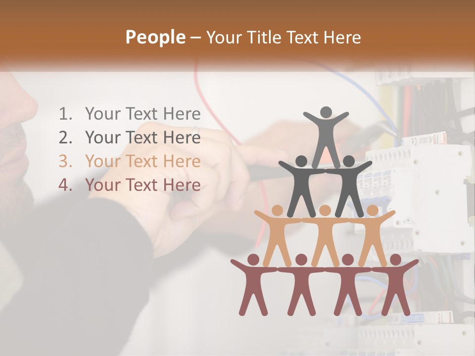 System Conditioner Electricity PowerPoint Template