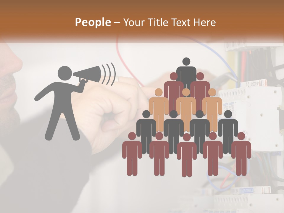 System Conditioner Electricity PowerPoint Template