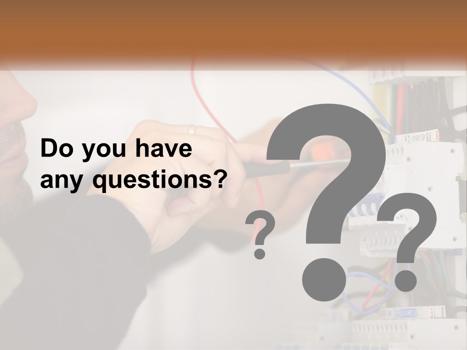 System Conditioner Electricity PowerPoint Template