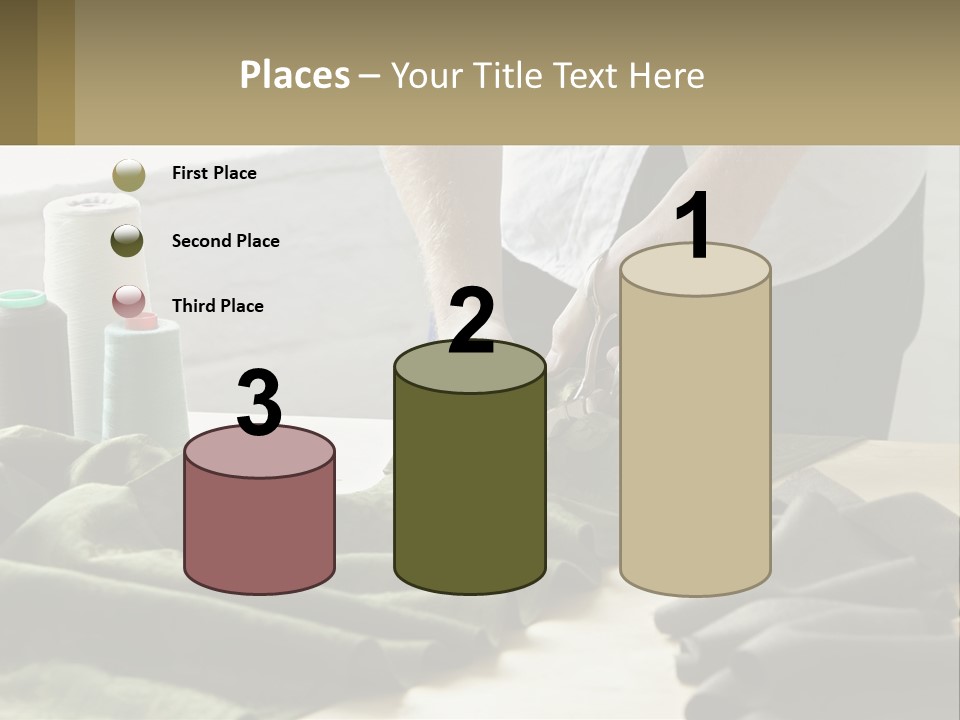 Electric Unit White PowerPoint Template