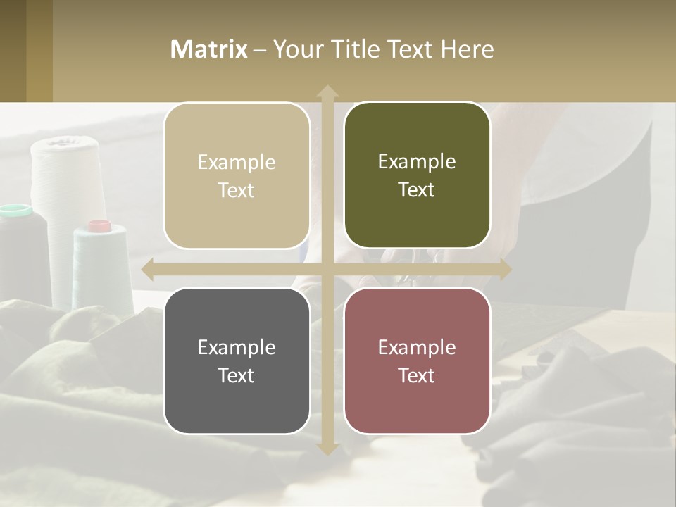 Electric Unit White PowerPoint Template