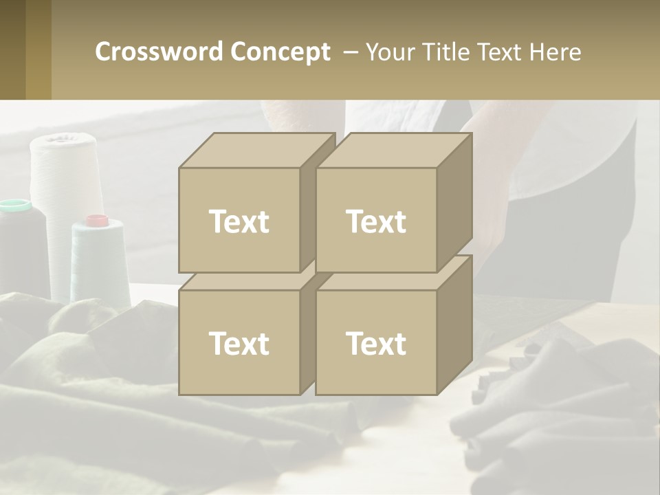 Electric Unit White PowerPoint Template