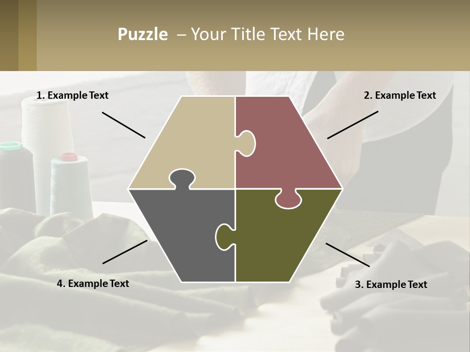 Electric Unit White PowerPoint Template