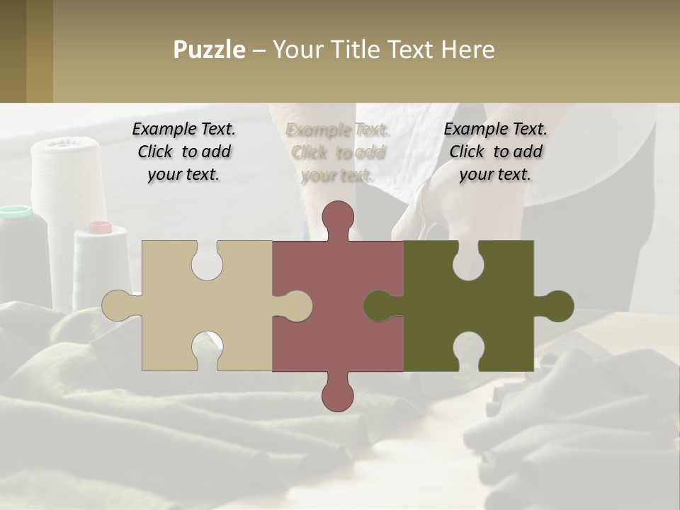 Electric Unit White PowerPoint Template