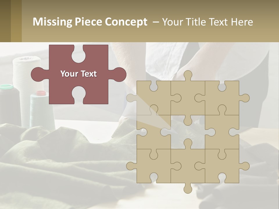 Electric Unit White PowerPoint Template