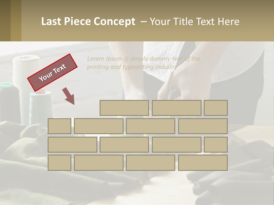 Electric Unit White PowerPoint Template