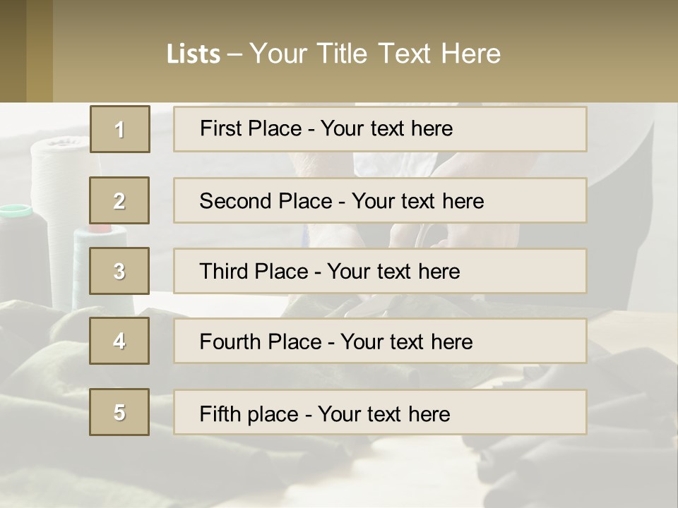 Electric Unit White PowerPoint Template