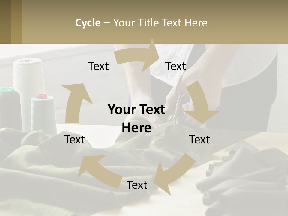 Electric Unit White PowerPoint Template
