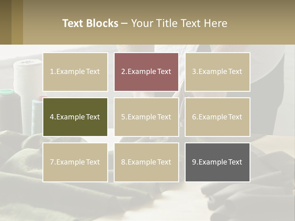 Electric Unit White PowerPoint Template