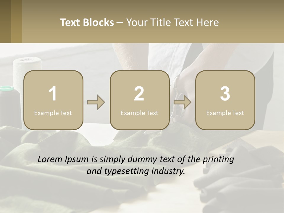 Electric Unit White PowerPoint Template