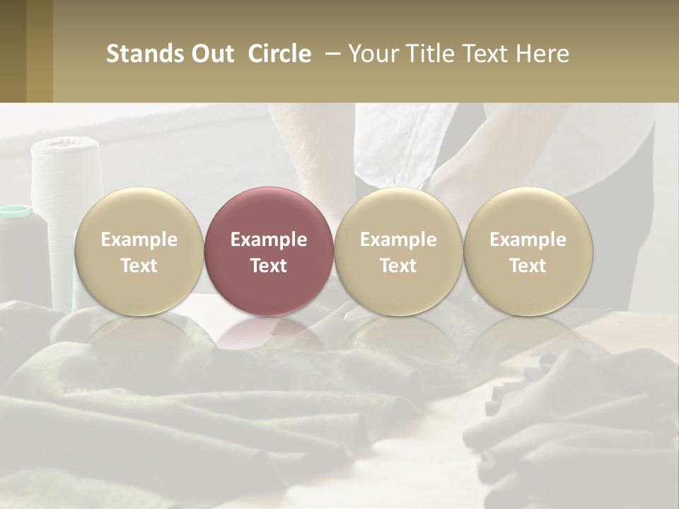 Electric Unit White PowerPoint Template