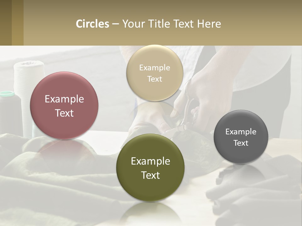 Electric Unit White PowerPoint Template