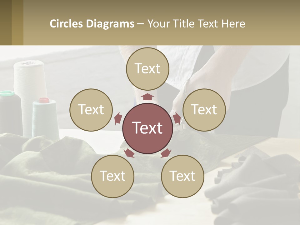 Electric Unit White PowerPoint Template