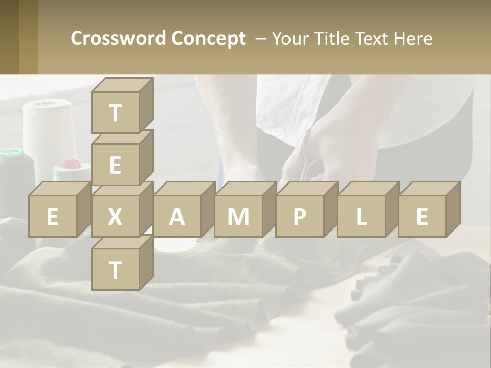 Electric Unit White PowerPoint Template