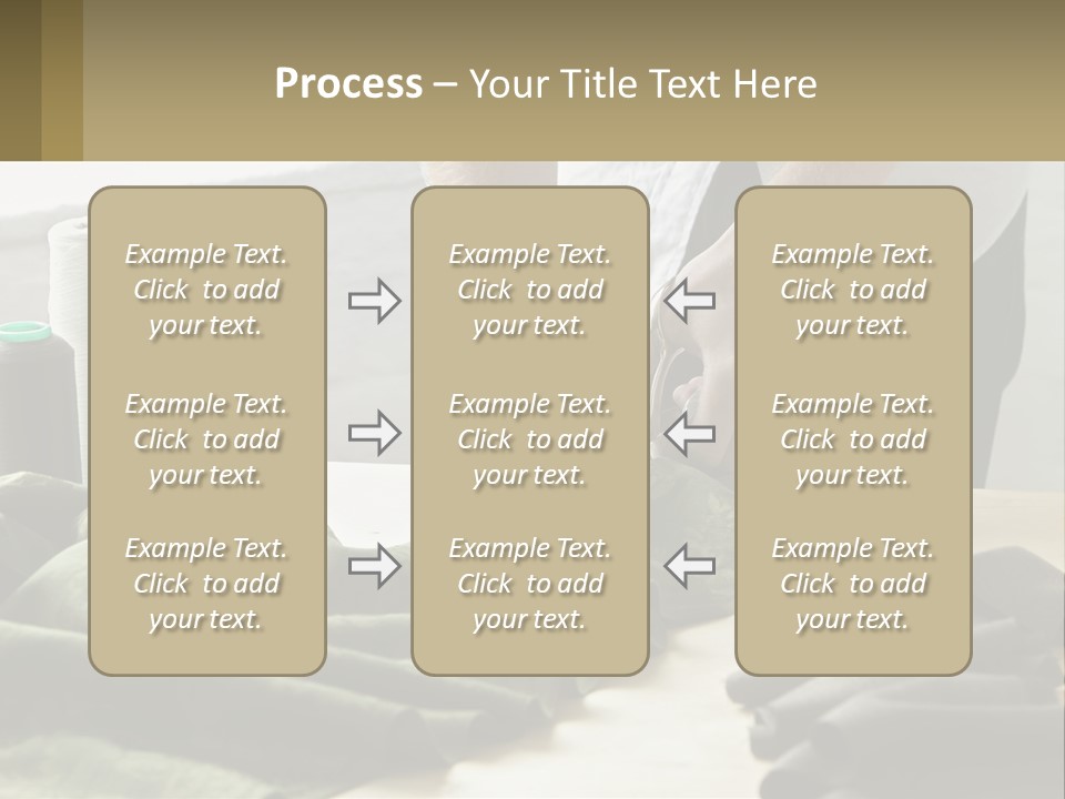Electric Unit White PowerPoint Template