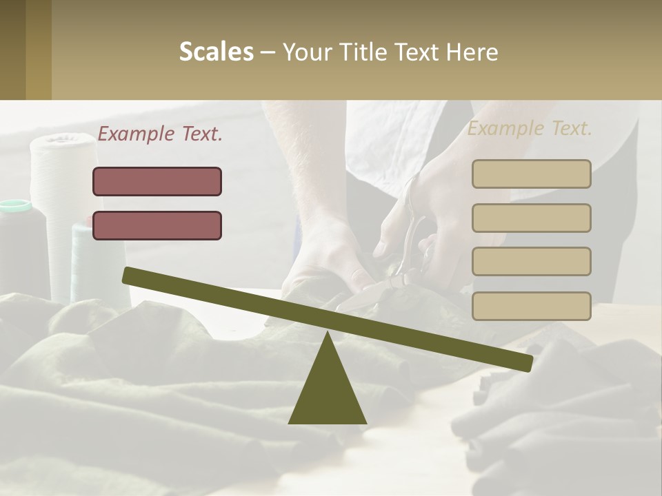 Electric Unit White PowerPoint Template