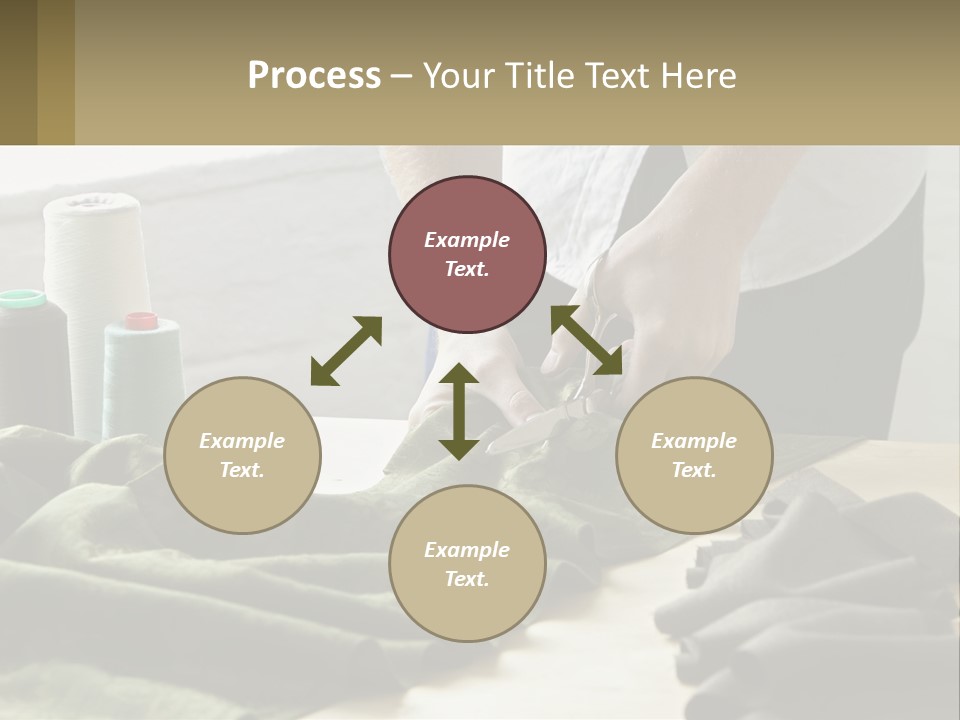 Electric Unit White PowerPoint Template