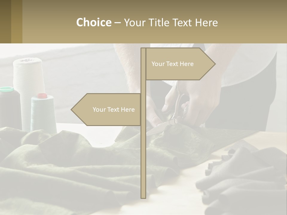 Electric Unit White PowerPoint Template