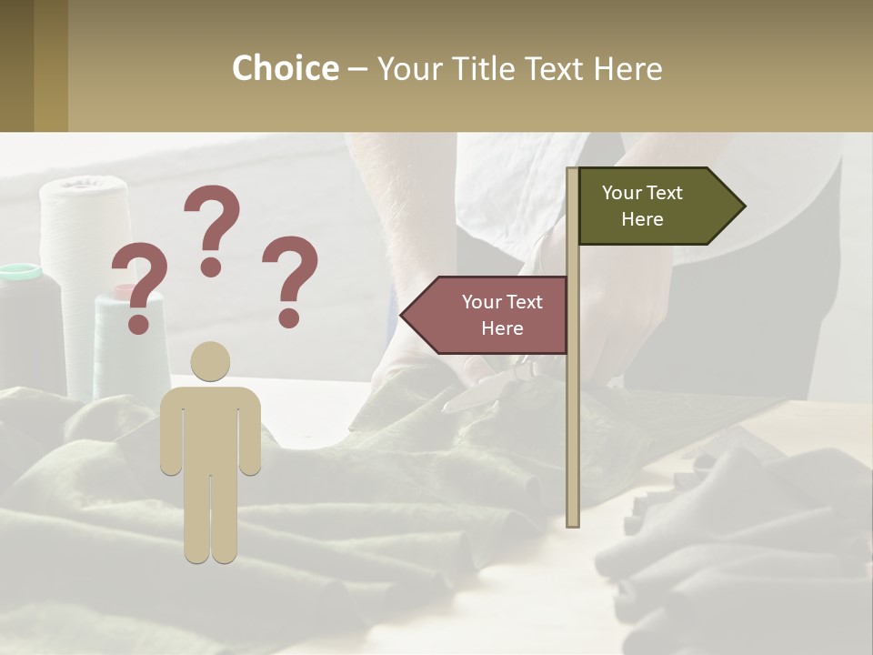 Electric Unit White PowerPoint Template