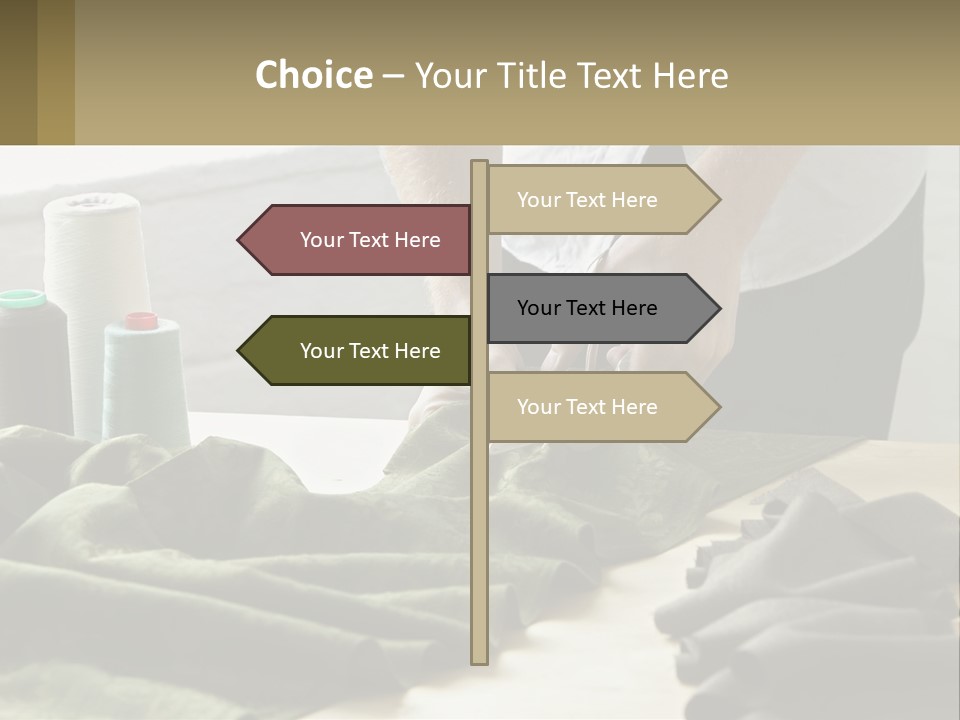 Electric Unit White PowerPoint Template