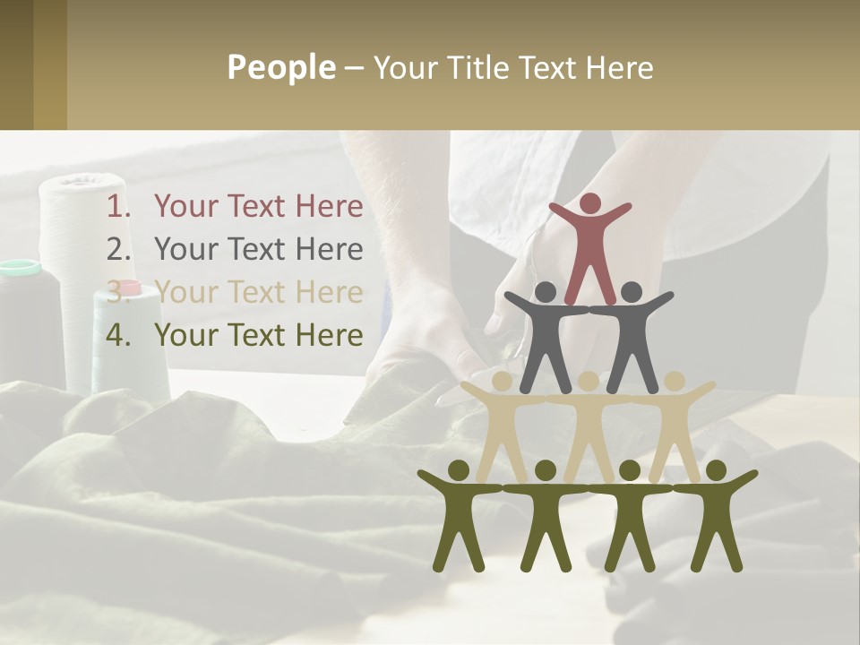 Electric Unit White PowerPoint Template