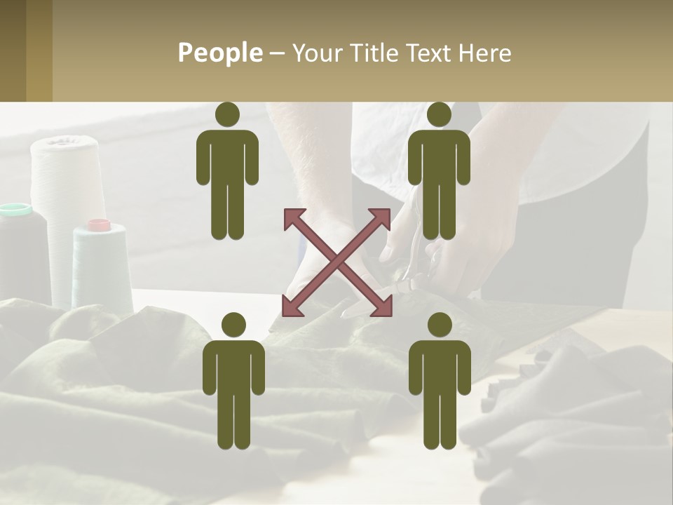 Electric Unit White PowerPoint Template