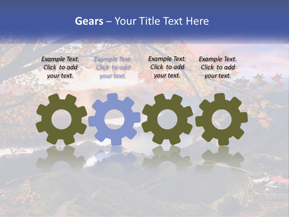 White Condition Technology PowerPoint Template