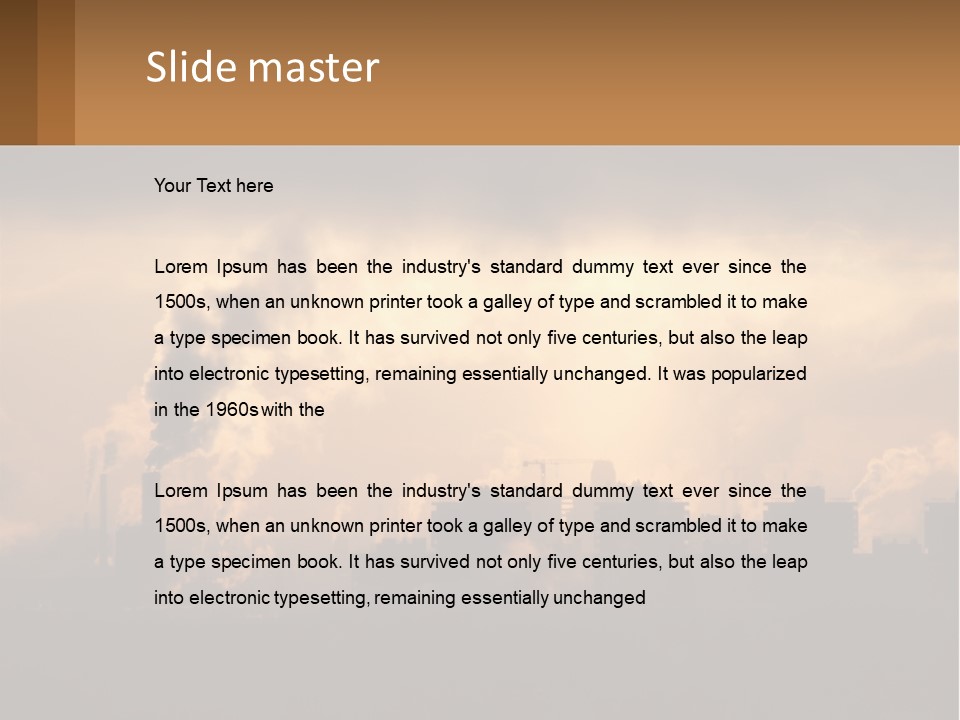 Condition Climate Cooling PowerPoint Template