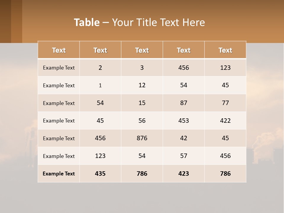 Condition Climate Cooling PowerPoint Template