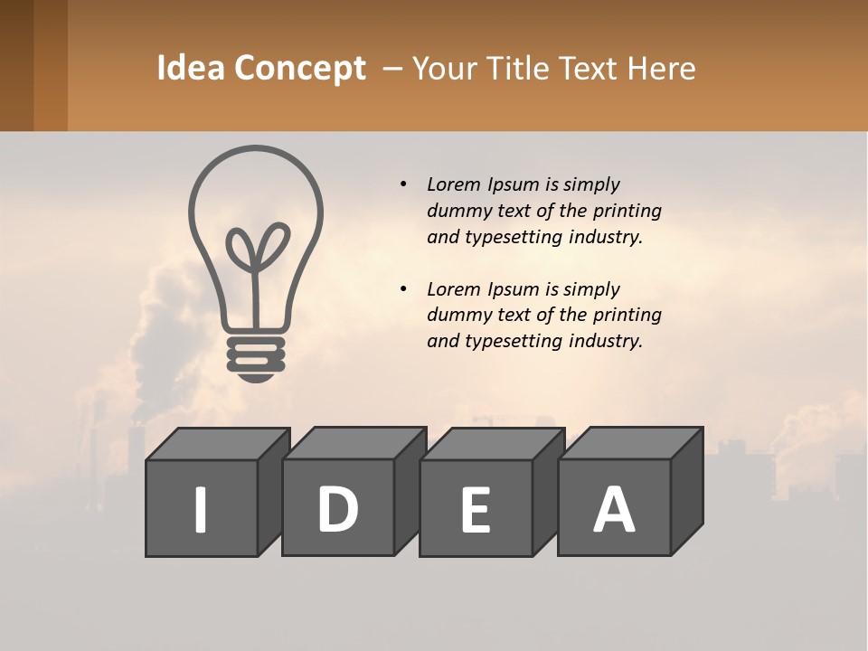 Condition Climate Cooling PowerPoint Template