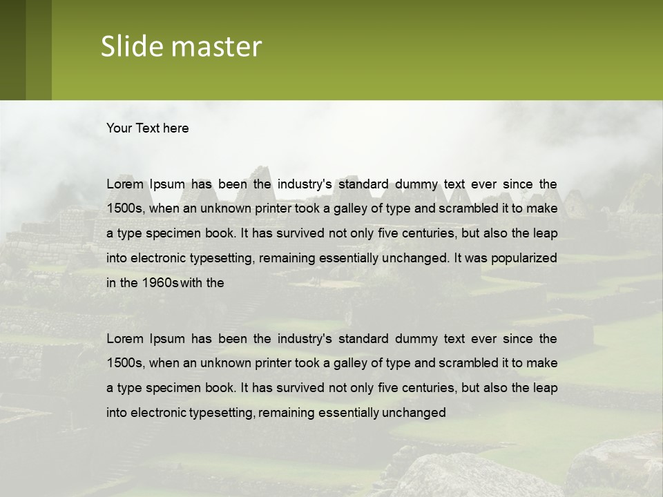 Cool Temperature House PowerPoint Template