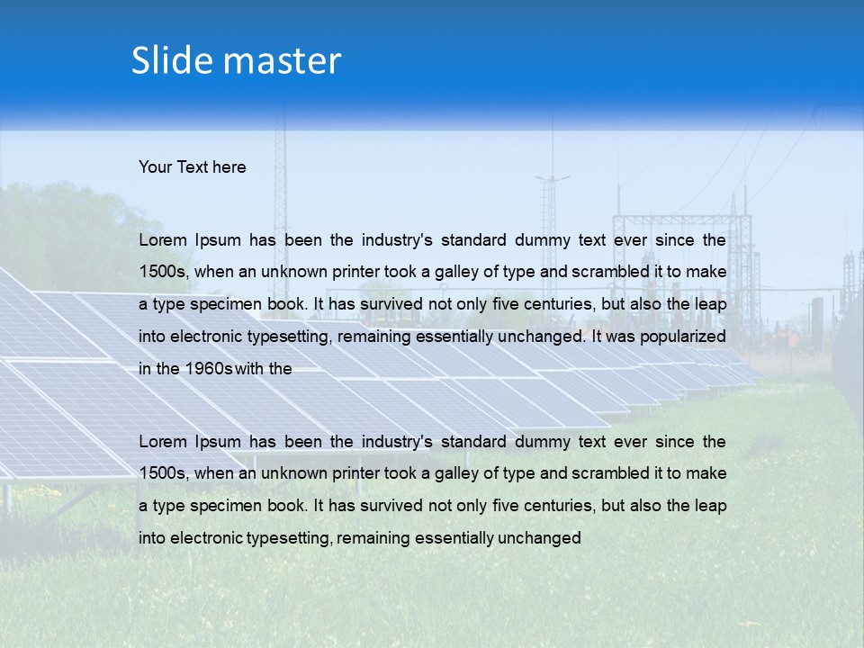 Conditioner Energy Cold PowerPoint Template