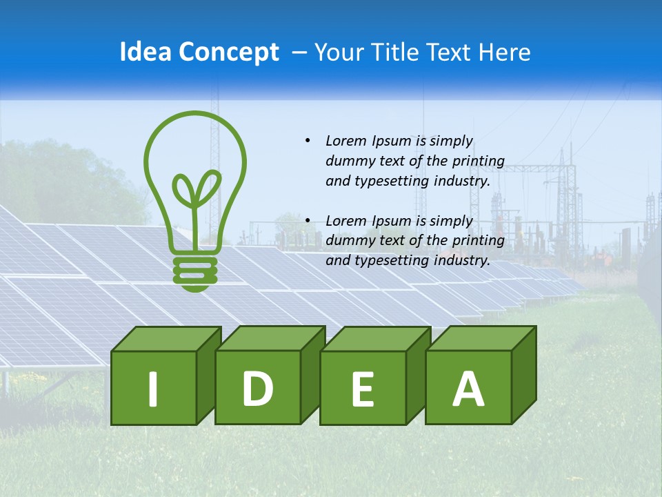 Conditioner Energy Cold PowerPoint Template